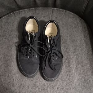 Vans Black Canvas Sneakers